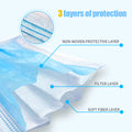 100pcs 3 Layer Disposable Medical Protective Face Mouth Masks Anti nCoV PM2.5 Influenza Bacterial Facial Dust-Proof Safety Masks