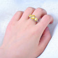 Yellow Topaz Ring(December Birthstone) - Bamos