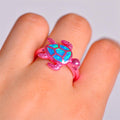 Blue Opal Turtle Ring - Bamos