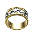 Yellow Gold Elephant Ring - Bamos
