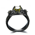 Peridot Flower Ring (August Birthstone) - Bamos