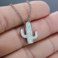 Cactus Pendant Necklace