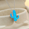 Cactus Pendant Necklace