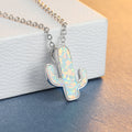 Cactus Pendant Necklace