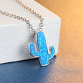 Cactus Pendant Necklace