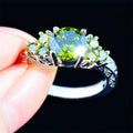 Peridot Round Ring (August Birthstone) - Bamos