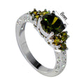 Peridot Round Ring (August Birthstone) - Bamos