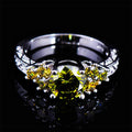 Peridot Round Ring (August Birthstone) - Bamos