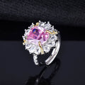 Pink Zircon Ring Adjustable