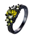 Peridot Round Ring (August Birthstone) - Bamos