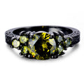 Peridot Round Ring (August Birthstone) - Bamos