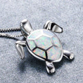 Opal Turtle Necklaces & Pendants (4 Colors) - Bamos