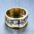 Yellow Gold Elephant Ring - Bamos