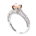 Women Champagne Topaz Zircon Ring(November Birthstone) - Bamos
