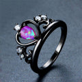 Purple Opal Crwon Ring - Bamos