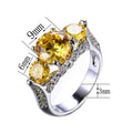 Yellow Topaz Ring(December Birthstone) - Bamos