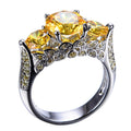 Yellow Topaz Ring(December Birthstone) - Bamos