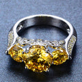Yellow Topaz Ring(December Birthstone) - Bamos
